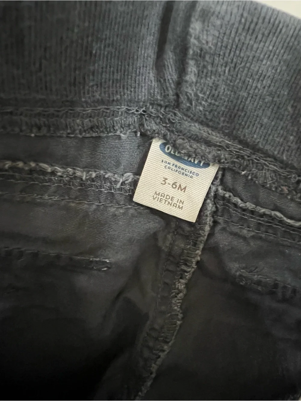 Old Navy Baby Jogger Pants Gray Pull On Cotton 3-6 Months